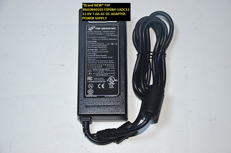 *Brand NEW* AC100-240V 12.0V 7.0A AC DC ADAPTER FSP FSP084-1ADC11 9NA0840105 POWER SUPPLY